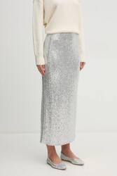 United Colors of Benetton szoknya ezüst, midi, ceruza fazonú, 4RO6D0046 - ezüst XS