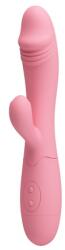 Pretty Love Snappy Vibrator Iepuras Roz din Silicon cu 30 de Functii Reincarcabil Vibrator