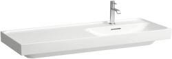 Laufen MEDA Mosdó 120 × 46 cm, bal polcos, egy csaplyuk, középen, Fehér LCC H8171194001041 (H8171194001041)