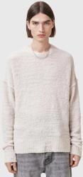 AllSaints gyapjú pulóver CHILLION - bézs S