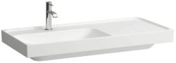 Laufen MEDA Mosdó 100 × 46 cm, jobb polcos, túlfolyónyílás nélkül, egy csaplyukkal, Fehér LCC H8171184001111 (H8171184001111)