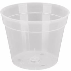  Kaspó orchidea cserép 20cm-es-átlátszó- PE (PE-8630)