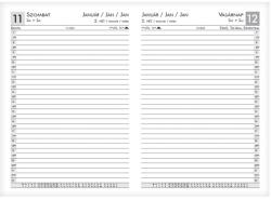 Alisca Határidőnapló ALISCA A/5 napi fehér lapos prémium 2026 (250601/P) - vectraline