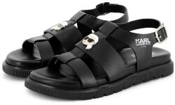 Karl Lagerfeld gyerekszandál bőrből - fekete 34