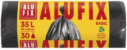 Alufix Szemeteszsák ALUFIX 35L 8 mikronos ECO fekete 30 darabos (XMS3530ECONNEW) - vectraline