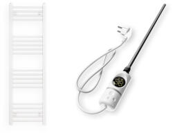  Törölközőszárító radiátor elektromos fűtőpatronnal 40 x 130 cm - Nero Italia C-400W (fehér)
