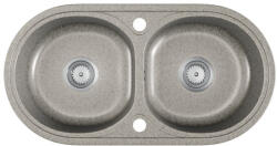 NERO G770-40SZ Gránit Mosogató + Szifonkészlet (szemcsés szürke)