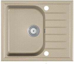 NERO AL-585B Gránit Mosogató + Szifon (bézs)