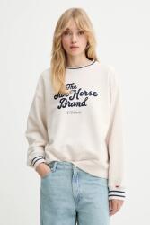 Levi's pamut melegítőfelső bézs, nyomott mintás, 0002L - bézs S