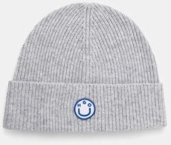 HUGO Blue gyapjú sapka vékony, szürke, gyapjú, 50528620 - szürke Univerzális méret