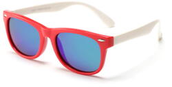 Techsuit Ochelari de soare Ochelari de Soare pentru Copii cu Protectie UV - Techsuit (D802) - Red / White / Green (KF2327092) - pcone