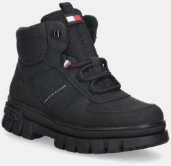 Tommy Hilfiger gyerek téli csizma fekete, T3X5-34129 - fekete 41