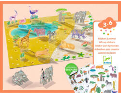 DJECO Állatok: Emelő, levehető matricák