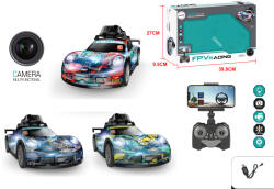 Mamido RC Versenyautó távirányítással WiFi kamerával sárga (MT1387) - mamido