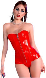 Chilirose CR 4491 - cipzáras fűző (piros) - szexvital