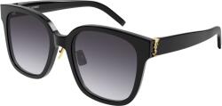 Yves Saint Laurent SL M105/F 002 Shiny Solid Black Gradient Grey napszemüveg (SL M105/F 002)