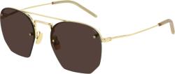 Yves Saint Laurent SL 422 001 Shiny Light Gold Solid Brown napszemüveg (SL 422 001)
