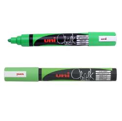 uni Folyékony krétamarker UNI PWE-5M 1, 8-2, 5mm hegy, fluor zöld (2UPWE5M FL Z)