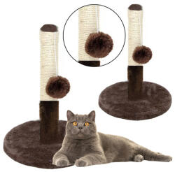  Macskakaparó Oszlop - Torony 40 cm x 30 cm, Sötétbarna 20913