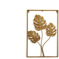 Exod ML04 - Fali fém dekor, pálmalevelek 60x40 cm (21043T_smp)