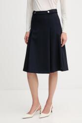 Tommy Hilfiger szoknya sötétkék, midi, harang alakú, WW0WW48263 - sötétkék 36