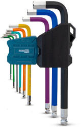 Bormann 9 DARABOS hosszú IMBUSZ KÉSZLET, GÖMB VÉGGEL, 1-10MM (BHT7240)