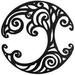 Exod MRWA-27 Fali fém dekoráció, életfa (21091T_smp)