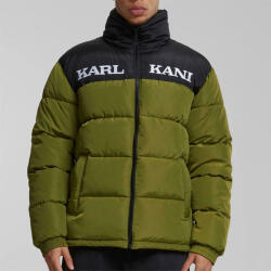 Karl Kani Téli dzeki Karl Kani Retro Essential Puffer Jacket Olive