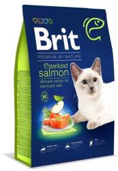 Brit Premium Cat Sterilised Salmon 8kg - falatozoo