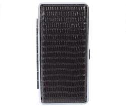 Padonio Fekete dombornyomott cigaretta tárca 12 szál cigarettának (M-06337)