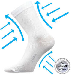 Lonka kompressziós zokni Kooper fehér 1 pár 43-46 109208 (109208)