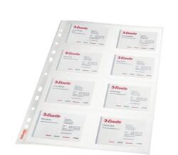 Esselte Névjegytartó genotherm, lefűzhető, A4, 105mikron, víztiszta, 16 férőhelyes, ESSELTE, 10db/cs (78930) - nyomtassingyen