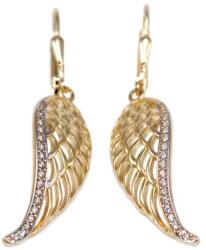 Ékszershop Köves áttört angyalszárny lógós arany fülbevaló (1331918)