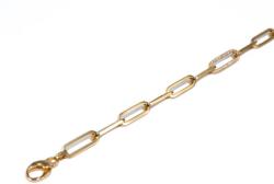 Ékszershop Köves betétes anker arany karlánc (1328747)