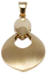 Ékszershop Fényes és matt fantázia arany medál (1328720)