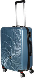 Benzi Aircraft jégkék 4 kerekű bővíthető közepes bőrönd (BZ5688-M-jegkek)
