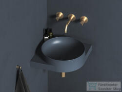 RAVAK YARD 45 C konzollal falra szerelhető mosdó csaplyuk-és túlfolyó nélkül, Deepsea Blue XJX07045000 (XJX07045000)