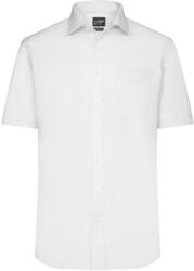 James & Nicholson (Daiber) Rövid ujjú férfi ing JN684 - Fehér | 3XL (1-JN684-1766697)