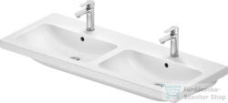 Duravit D-CODE 120x48 cm-es fali dupla mosdó, fehér 24001200002 (24001200002)