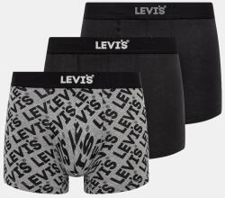 Levi's boxeralsó 3 db fekete, férfi, 37149-1033 - fekete S
