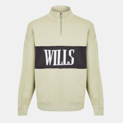 Jack Wills Men's JW Logo Quarter-Zip Fleece - Pistachio