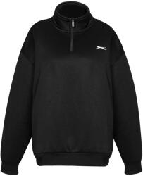 Slazenger Дамска блуза Slazenger Quarter Zip Sweatshirt Womens - Black