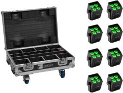  EUROLITE Set 8x AKKU Mini IP UP-4 QCL Spot MK2 + Case with charging function (20001006)