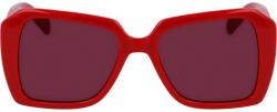 KARL LAGERFELD Слънчеви очила Karl Lagerfeld Women's UV Protection Rectangle Sunglasses - Red Слънчеви очила