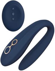  Goddess Ares - hajlítható párvibrátor (kék) - erotikashow