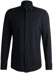 HUGO BOSS Риза с дълъг ръкав Boss Men's P Hank Kent Long Sleeve Oxford Shirt - Dark Blue