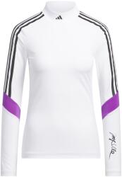 adidas Блуза с яка Adidas Women's Mock Long Sleeve Performance Polo Shirt - White