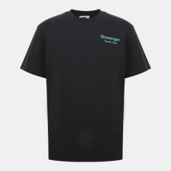 Slazenger Тениска Slazenger Men's Slaz Tennis Club Regular Fit T-Shirt - Black