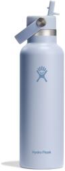 Hydro Flask Standard Mouth Water Bottle 621 ml (21 oz) with Flex Straw Cap - Surf