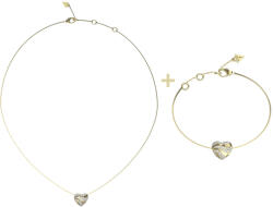 Guess In My Heart női nyaklánc és karkötő szett JUBN04501JWYGT+JUBB04502JWYGS